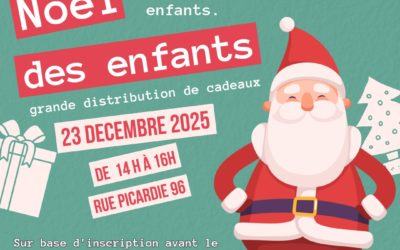 Kerstmis voor Kinderen in Picardië: een prachtige actie die wij met trots steunen! ✨