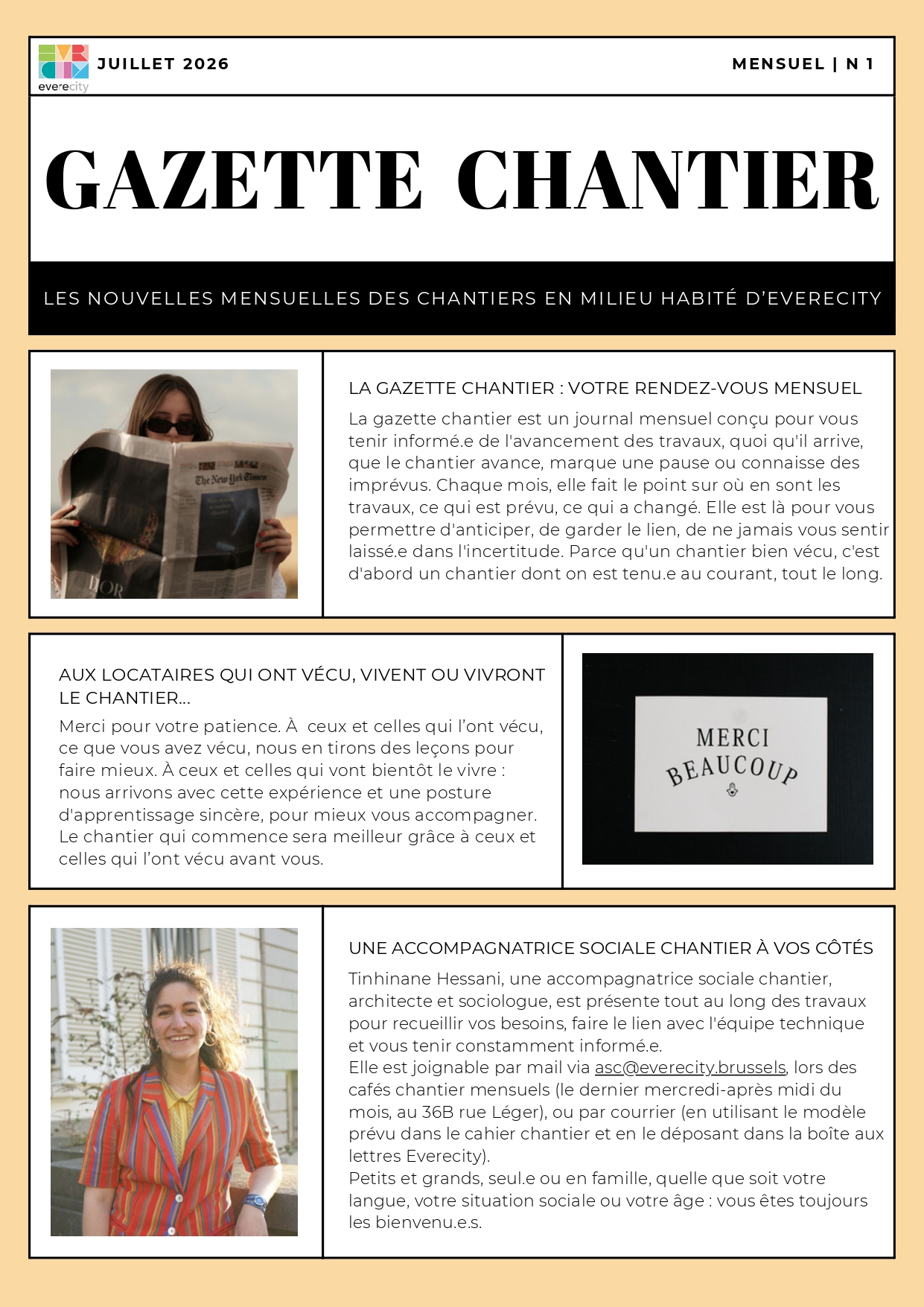 Gazette chantier 1